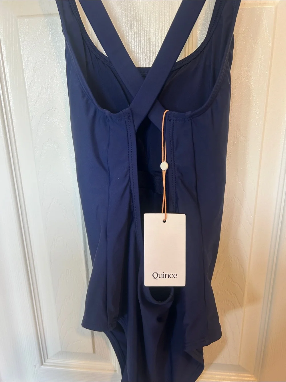 Quince Italian  Women's Navy swimsuit